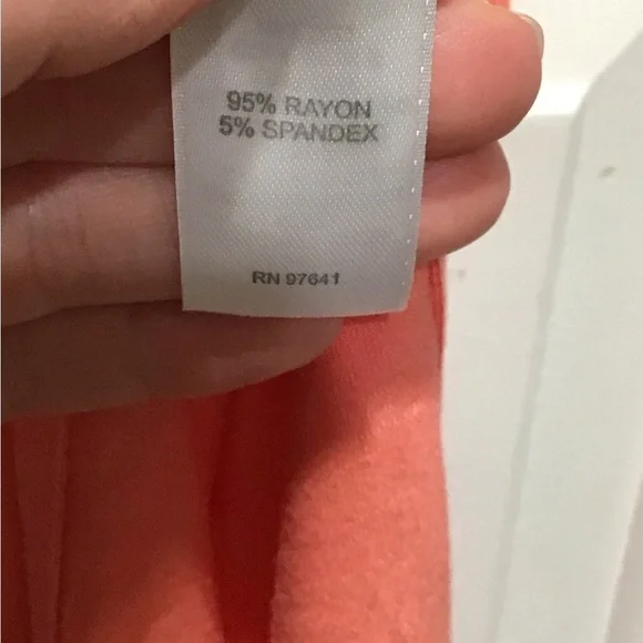 J. Jill Coral Sleeveless Empire Waist Pleated Jersey Knit Midi Tank Dress Size S - Picture 4 of 5